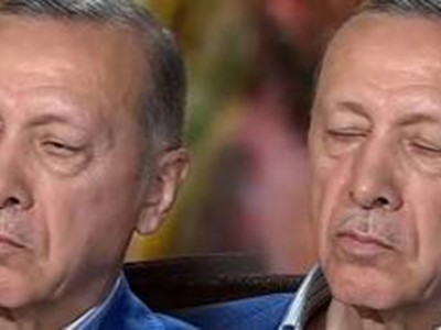 Erdoğan canlı yayında uyuyakaldı