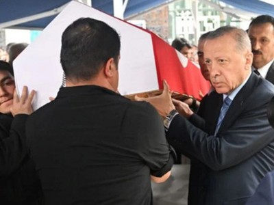 Erdoğan, Mehmet Barlas’ın cenaze törenine katıldı