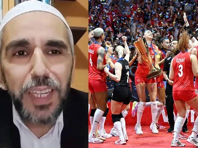 Kadın voleybolculara saldıran yobaz imama cemaat ve müftüden tokat gibi tepki