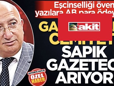 Yobaz Akit'in TGC sapık gazeteci arıyor iftirasına tepki yağdı