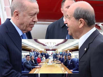Erdoğan'ın KKTC'ye götürdüğü gruptakiler dönüşte ucuz içki ve sigara alışverişi için birbirini ezmiş
