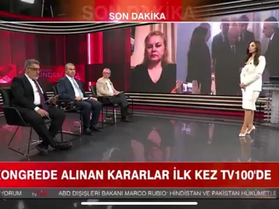 Son dakika: PKK Kongresinde alınan 4 kritik karar belli oldu: Çiçek tv100’de açıkladı