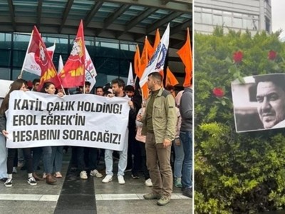 Tazminatını isteyen işçiyi döven polis, Ahmet Çalık’ın koruması çıktı