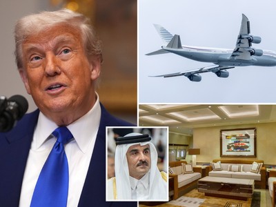 Trump Katar'ın hediye uçağını soran NBC News muhabirine patladı: Sen berbat bir muhabirsin