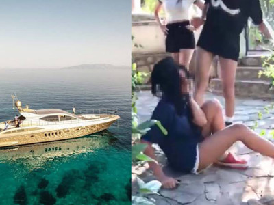 Yunan adası Mykonos’ta Türk işadamı lüks yatta karısına dehşeti yaşattı gözaltına alındı