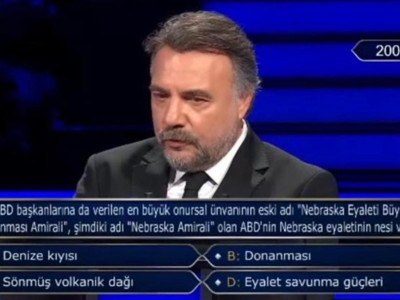 Milyoner'de 200 Bin liralık soru...