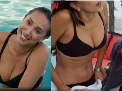 Ben Leman'ın Şahika'sı Duygu Sarışın aldatıldığını öğrenince çılgına döndü, soyunup havuza atladı