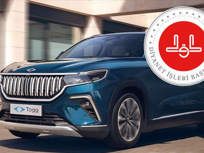 Diyanet'e alınan TOGG'lardan biri yolda kalırız denilerek garaja çekilmiş