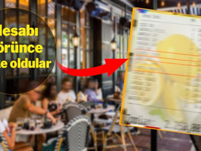 Artık limon da paralı: Kafede çay siparişi verenler adisyonu görünce şaşkına döndü