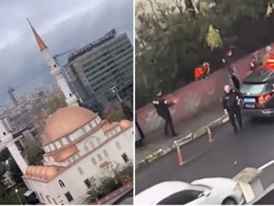 Camiden gelen uygunsuz sesler ve küfürler ortalığı karıştırdı, cemaat o adamı fena dövdü