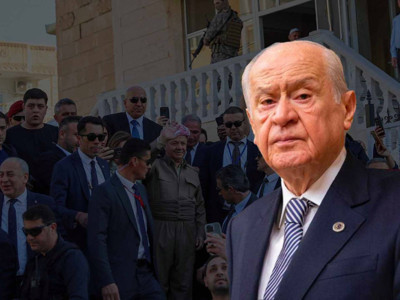 Bahçeli için Eski Bozkurt şimdi koyun postuna bürünmüş diyen Barzani ofisine tepki