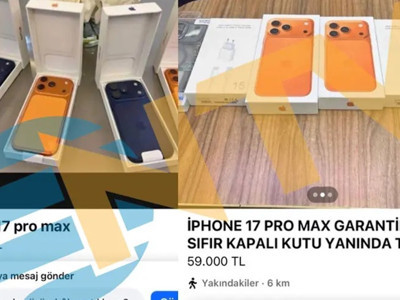 Bunu da gördük: Kaçak iPhone 17 Pro Max ikinci elde 39 bin liraya satılıyor