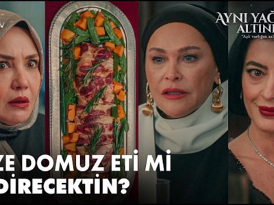 Domuz eti sahnesi tartışmaları devam ediyor: Yapım şirketinden açıklama