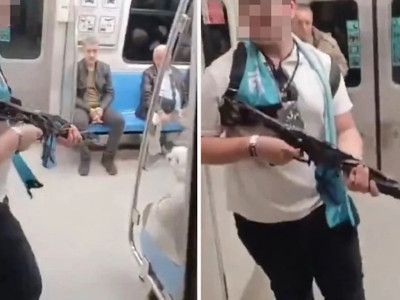 İstanbul metroda oyuncak silahla yapılan şaka tepki topladı