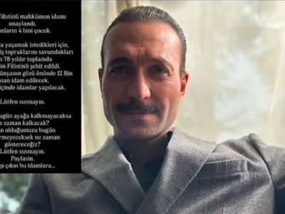 Eşref Rüya’nın Kadir’i Görkem Sevindik’in Filistin paylaşımı: İsrail’de boykot çağrısı yapıldı