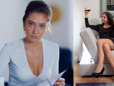 Neslihan Atagül ve Kadir Doğulu çiftinden savaşmayın sevişin mesajı