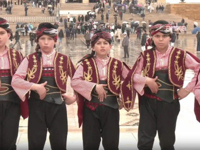 23 Nisan Ulusal Egemenlik ve Çocuk Bayramı'nda çocuklar Anıtkabir'de...