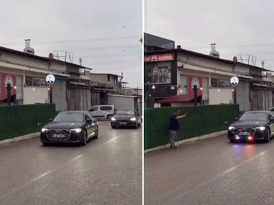 İYİ Partili Ayyüce Türkeş kokoreç yemeye çakarlı konvoyuyla gitti