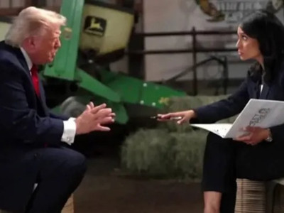 ABD'de canlı yayın krizi! Trump sinirlendi, yayını terk etti