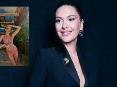 Bergüzar Korel'den Burcu Esmersoy'a: Sana bakmaktan bikiniyi göremiyoruz