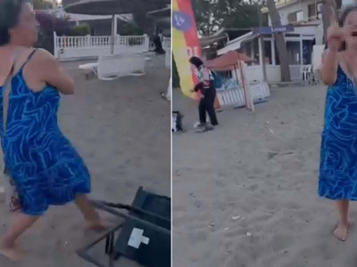 İzmir'deki Ürkmez plajında şezlong kavgasında gözaltına alınan kadın hakkında flaş karar