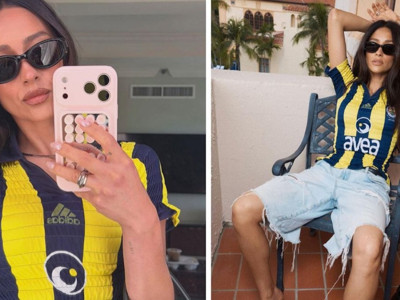 Dünyaca ünlü oyuncu Shay Mitchell, Fenerbahçe formalı pozlarıyla gündem oldu