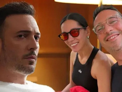 Oğuzhan Koç ve Hazal Subaşı'nın plaj keyfi objektiflere yansıdı