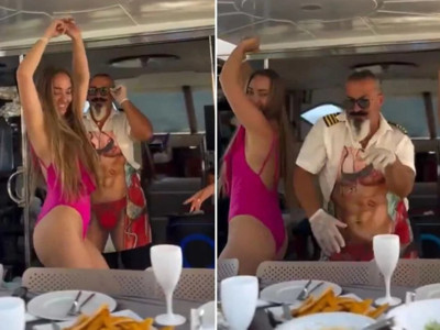 Tekne kaptanından tepki çeken şovun devamı geldi!
