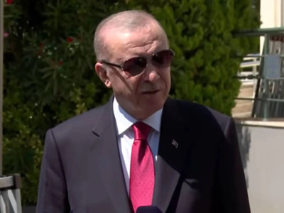 Erdoğan, Ayasofya'nın ibadete açılışının yıl dönümünü kutladı, Yeni Parti'yi gündemine almadı