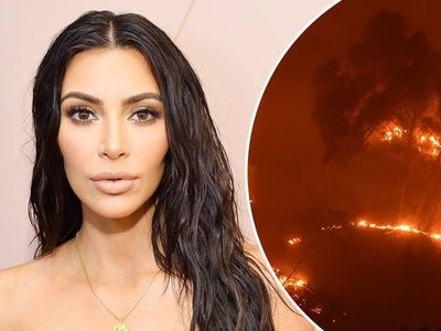 Kim Kardashian yangında kül olacak evini özel itfaiye tutarak kurtardı
