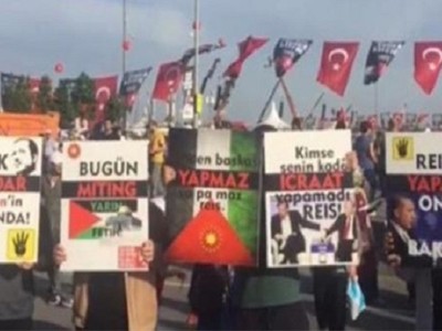 Saadet Partili gençlerden Cumhur İttifakı'na Yenikapı çalımı