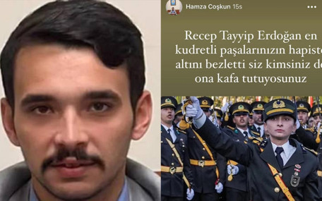 AKP'li başkandan skandal teğmen paylaşımı: Recep Tayyip Erdoğan en kudretli paşalarınızın hapiste altını bezletti