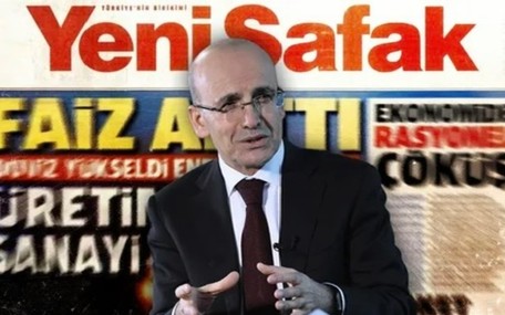 Özgür Özel: Yeni Şafak Mehmet Şimşek'e odunla vurdu!