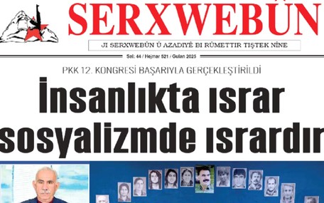 PKK silahları bırakınca PKK'nın gazetesi Serxwebûn da yayın hayatına son verdi