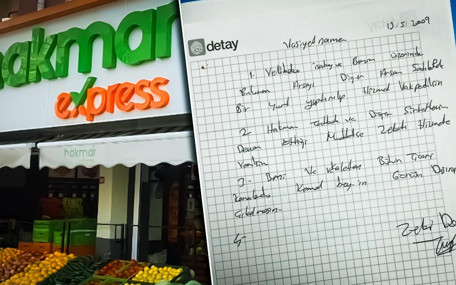 Zincir market sahibinden skandal vasiyet! Tüm mal varlığı FETÖ’ye!