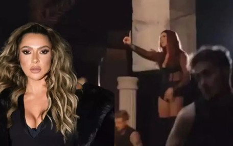 Hadise klip setinde ateş püskürdü: Sert tavırları sosyal medyada gündem oldu