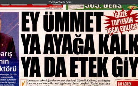 Sözde muhafazakar Akit yine saçmaladı: Ey ümmet ayağa kalk ya da etek giy