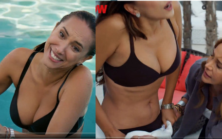 Ben Leman'ın Şahika'sı Duygu Sarışın aldatıldığını öğrenince çılgına döndü, soyunup havuza atladı