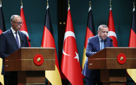 Erdoğan ve Merz arasında kameralar önünde İmamoğlu ve İsrail gerginliği yaşandı