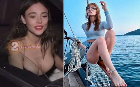 Teşkilat'ın güzeli Rabia Soytürk davetteki derin dekoltesiyle büyüledi