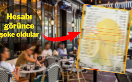 Artık limon da paralı: Kafede çay siparişi verenler adisyonu görünce şaşkına döndü