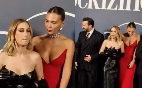 Sekizinci Aile galasında yer kapma krizi: Hazal Kaya ve Melisa Döngel arasında gergin anlar