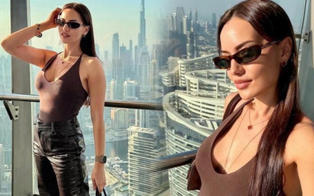 Fahriye Evcen’in tatil kareleri sosyal medyada beğeni rekoru kırdı