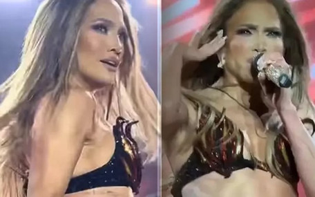 JLo’nun alev detaylı mini kostümü olay oldu!
