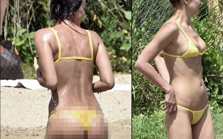 Irina Shayk cesur bikinisiyle dikkat çekti