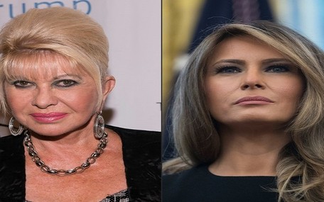 Trump'ın yeni eşi Melania ile eski eşi Ivana birbirine girdi