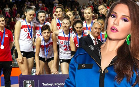 Demet Akalın'ın A Milli Voleybol Takımı paylaşımına büyük tepki