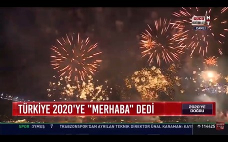 Hoşgeldin 2020: İstanbul'da muhteşem yılbaşı