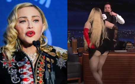 Madonna Katıldığı Programda Herkesi Şok Etti: Bir Anda Eteğini Kaldırdı