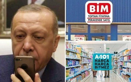 Erdoğan: 5 Zincir Market Piyasayı Alt Üst Ediyor